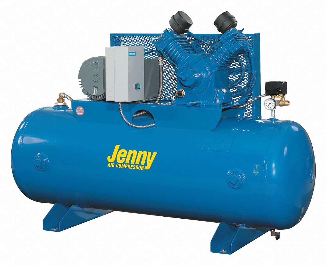 JENNY, 5 hp, 2 Stage, Electric Air Compressor 54DJ06W5B80230/1
