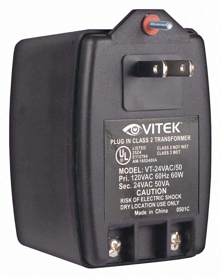 VITEK Power Supply, Output 24VAC, VA Rating 50 - 54DL55|VT-24VAC/50