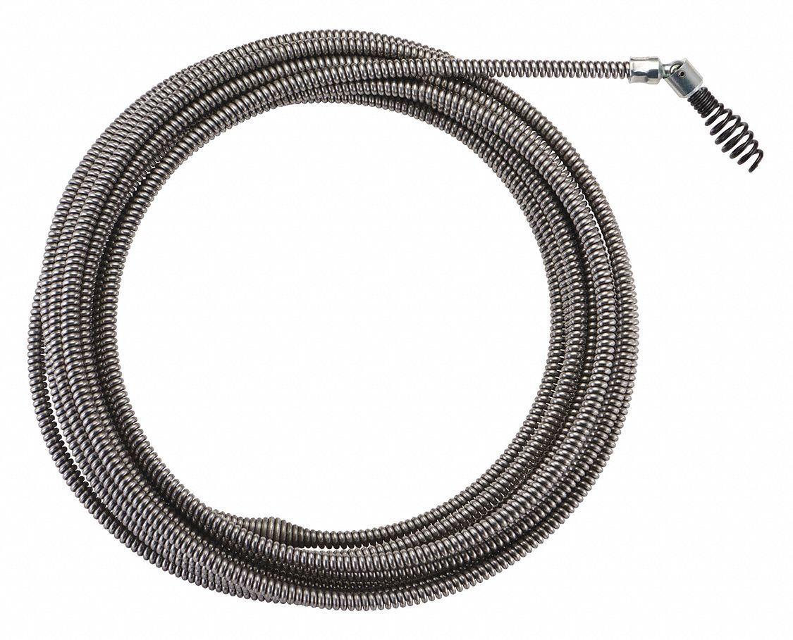 MILWAUKEE Inner Core Drop Head Drain Cleaning Cable 1/4 in x 25 ft