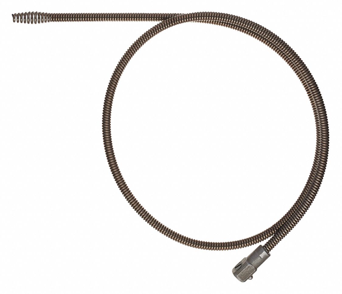 MILWAUKEE Hollow Core Drain Cleaning Cable 3/8 in x 4 ft 54DM134853