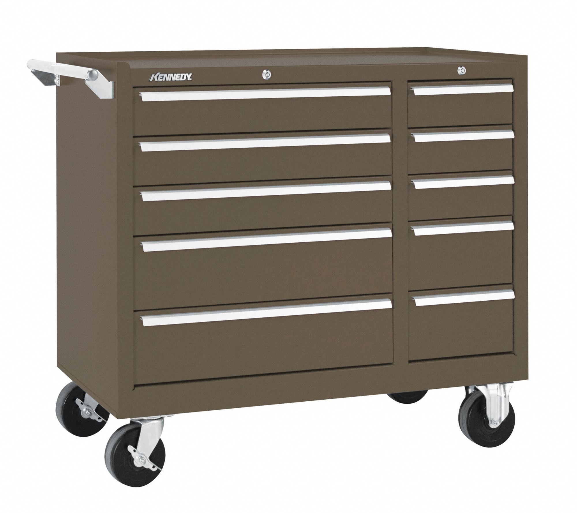 KENNEDY Rolling Tool Matte Brown, 39 3/8 in W x 18 in D x 35