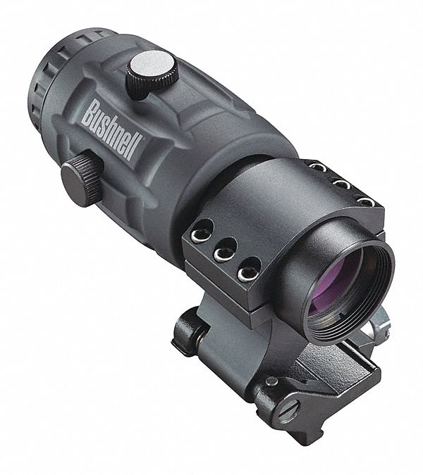 BUSHNELL Rifle Scope Magnifier, 3x Magnification, 25 mm Objective Lens