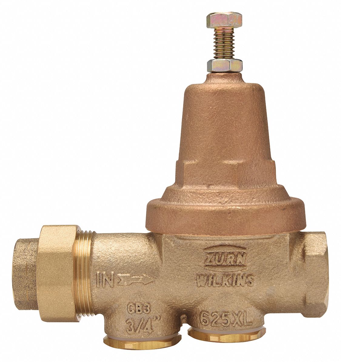 ZURN WILKINS, FNPT, 3/4 in Pipe Size, Water Pressure Reducing Valve