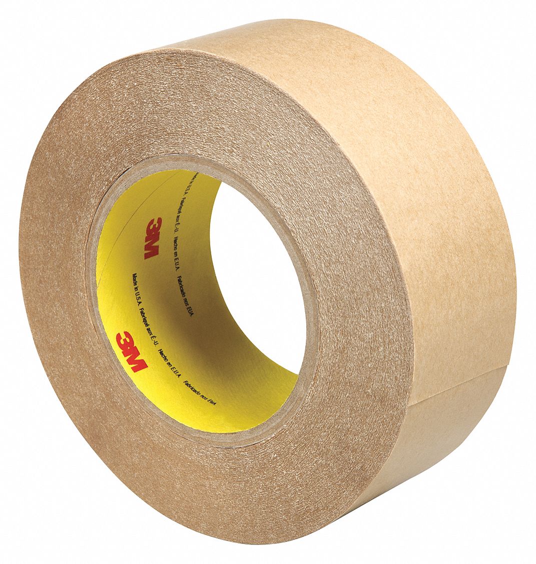 3M Polypropylene Double Sided Film Tape, Acrylic Adhesive, 4 mil Thick