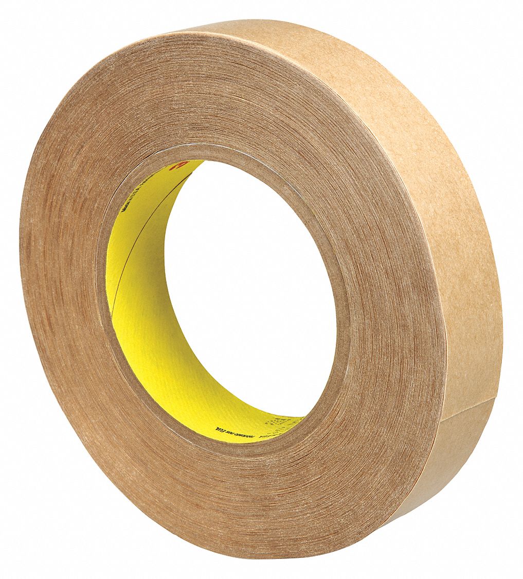 3M Polypropylene Double Sided Film Tape, Acrylic Adhesive, 4 mil Thick