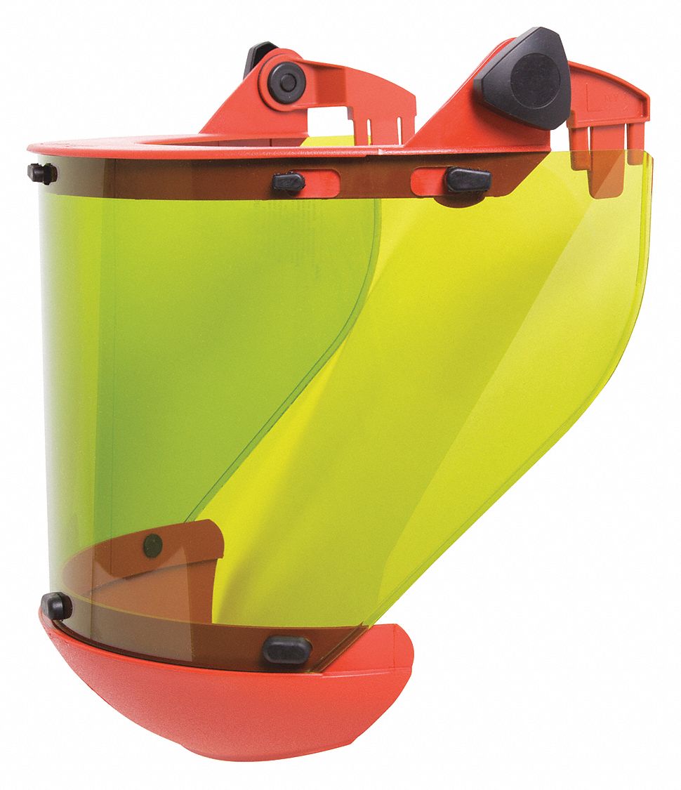 SALISBURY Arc Flash Faceshield, Visor Material Polycarbonate, Headgear
