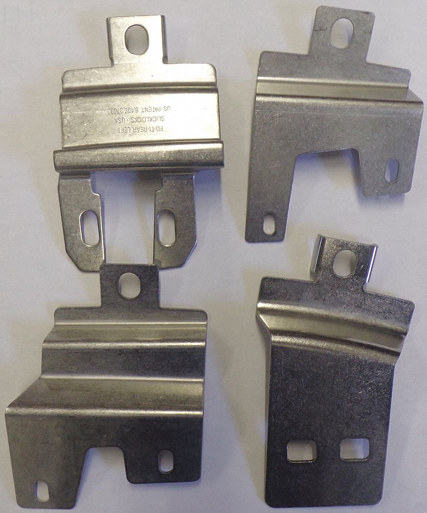 SLICK LOCKS Vehicle Bracket Kits, Door Type Full Size Hinged Door