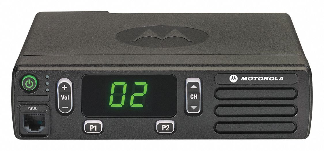 MOTOROLA Mobile Two Way Radio, 136 to 174 MHz Frequency, VHF, 25 W