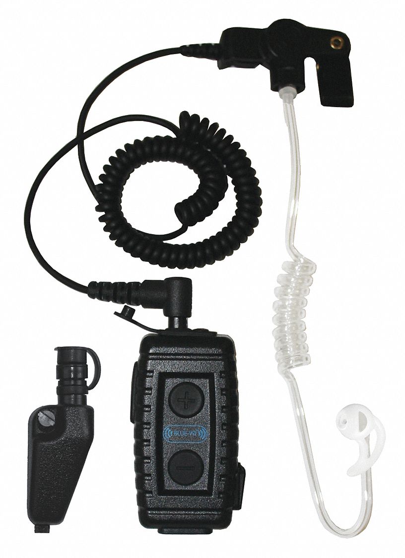 EARPHONE CONNECTION, 0 Wires, Black, Wireless Lapel Microphone - 54HH95