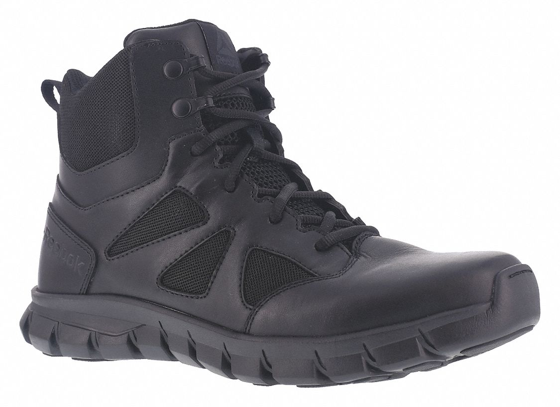 REEBOK Tactical Boots, 10M, Black, Lace Up, PR 54HV70RB8605 Grainger