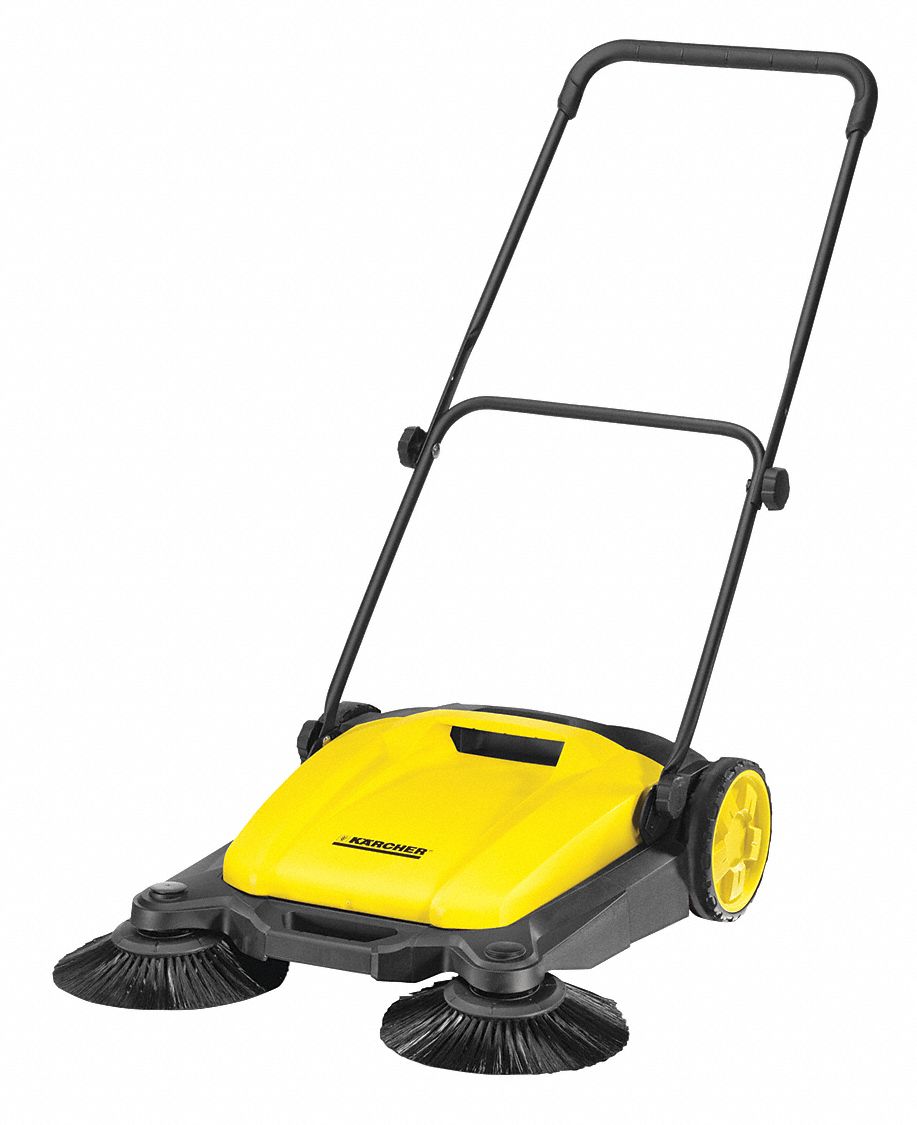 KARCHER Walk Behind Sweeper, Plastic, 1 cu. ft. 54LM51S 650 Sweeper
