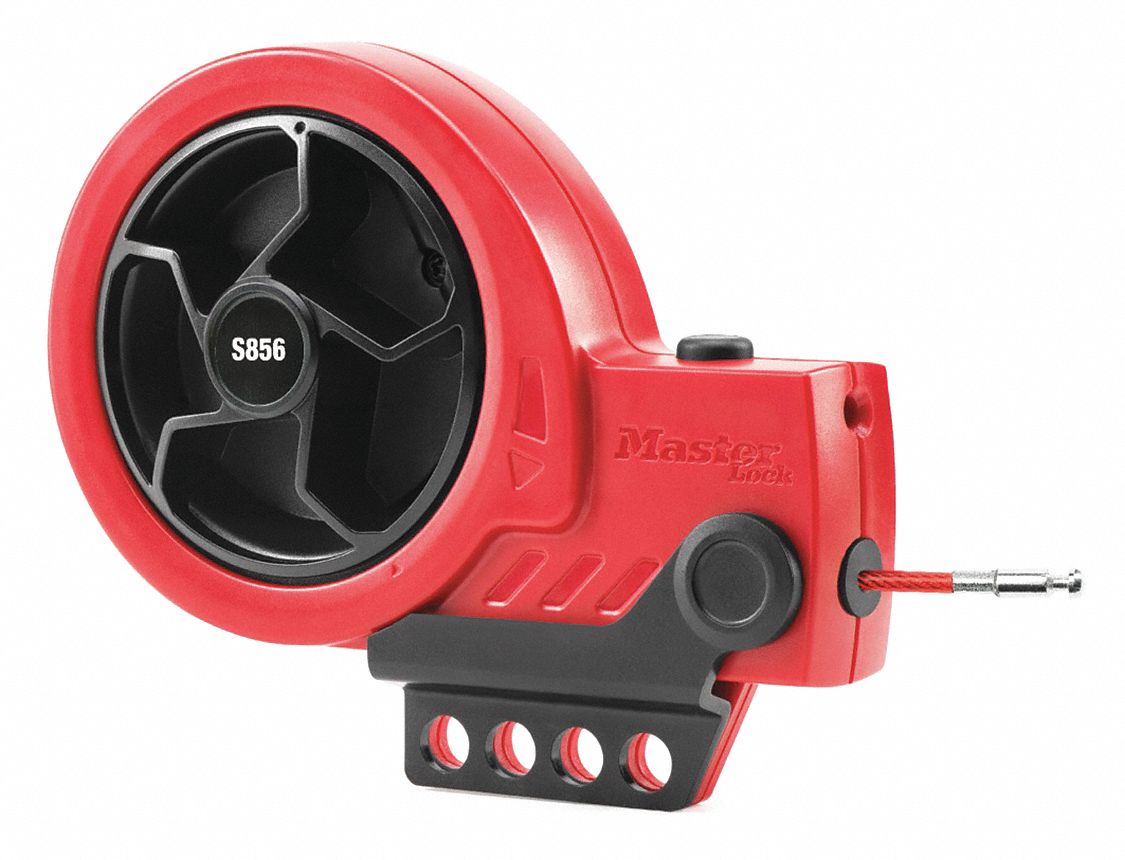 MASTER LOCK Cable Lockout, Thermoplastic Polyurethane, 9 ft