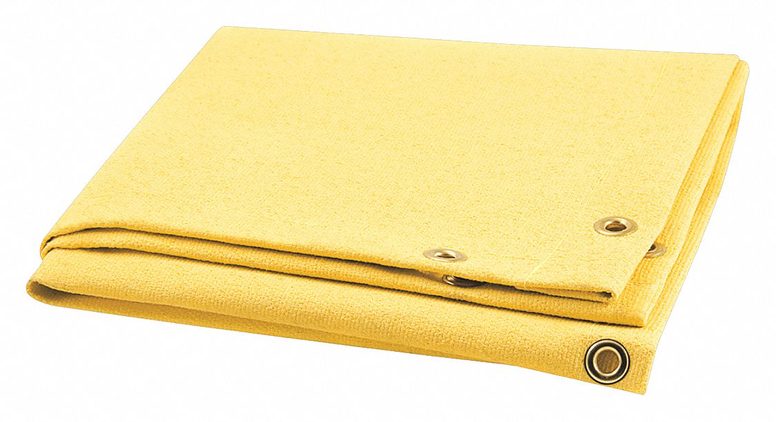 STEINER, AcrylicCoated Fiberglass, 8 ft Wd, Welding Blanket 54TA64