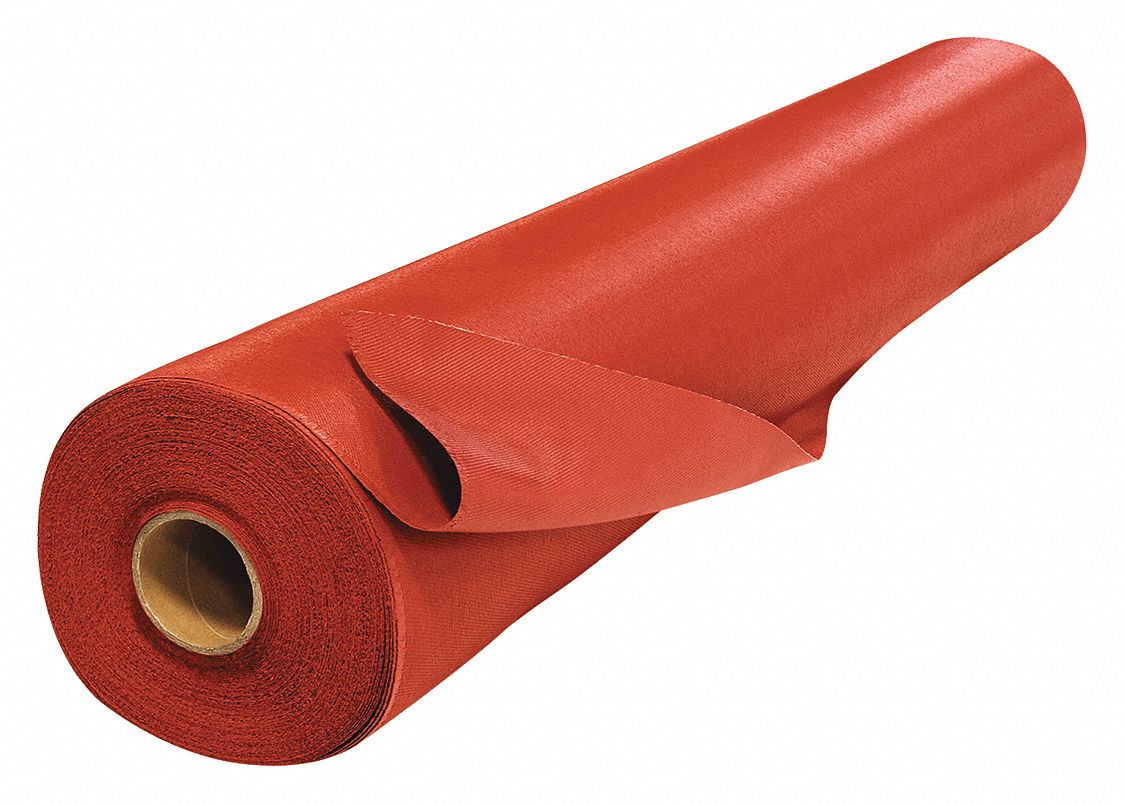 STEINER, SiliconeCoated Fiberglass, 5 ft Wd, Welding Blanket Roll