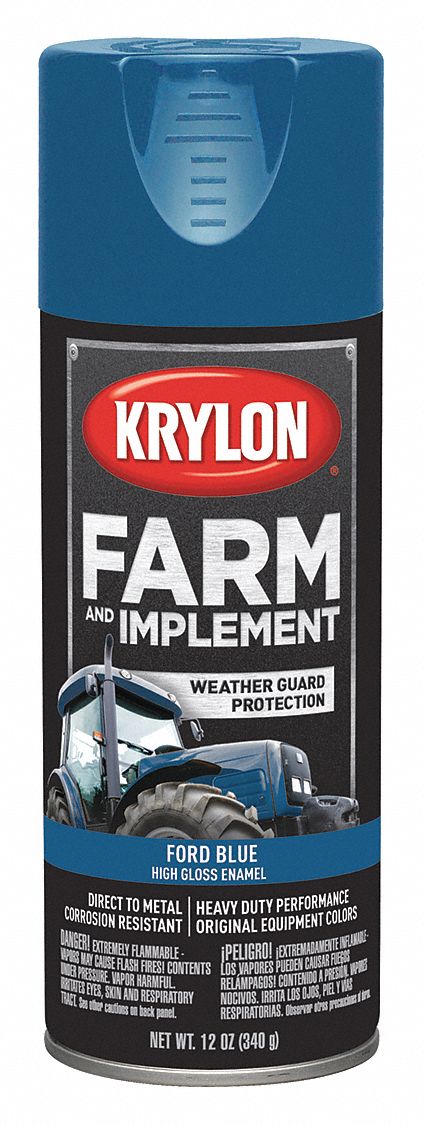 KRYLON Pintura en Aerosol de color Azul Ford, Peso Neto 12 oz