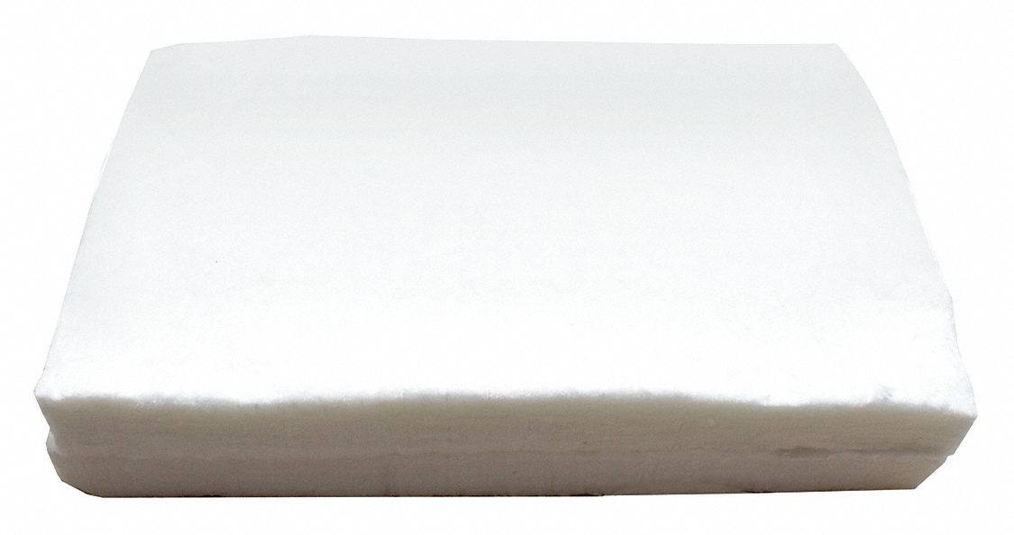 UNITHERM 1 in Thick Ceramic Fiber Insulation, 1 ft x 8 in, 6 cu ft/lb
