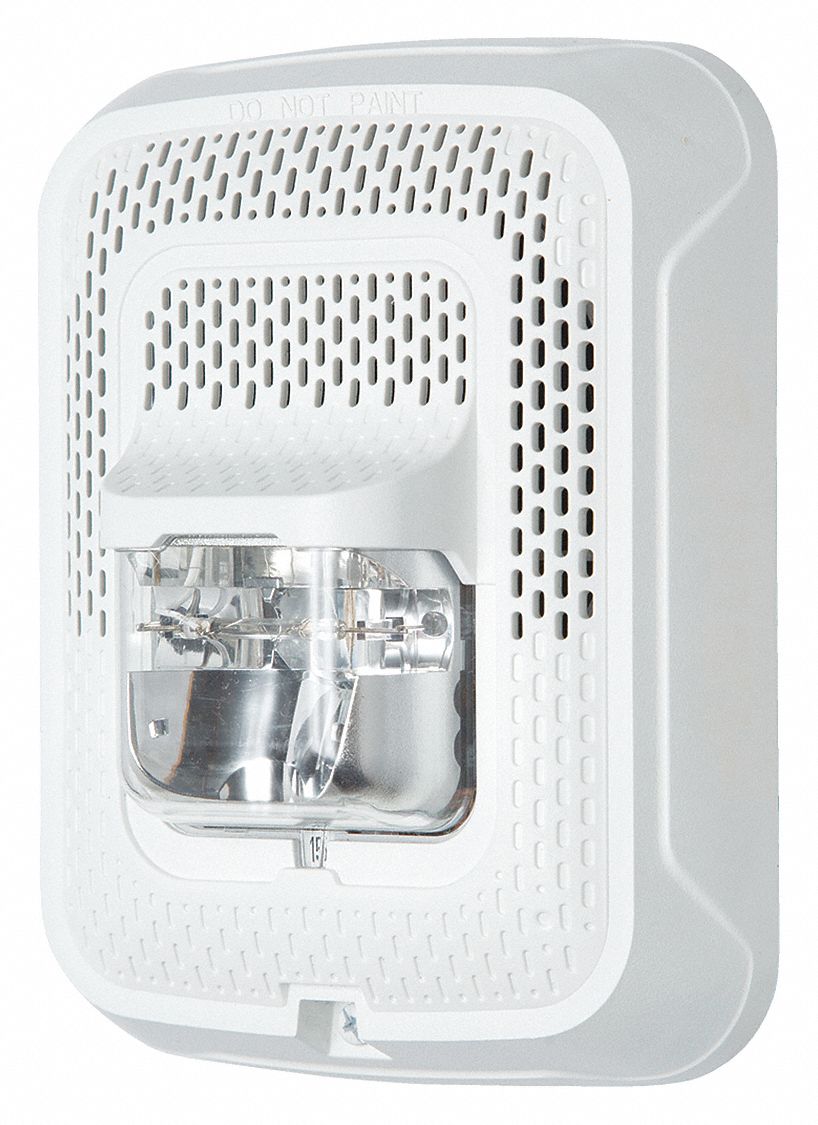 SYSTEM SENSOR Speaker Strobe, Speaker Strobe, White - 54TP93|SPSWL