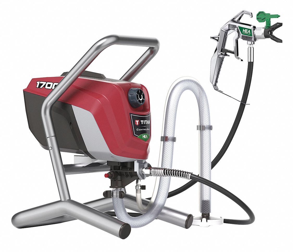 TITAN Airless Paint Sprayer, 5/8 hp HP, 0.33 gpm Flow Rate, Operating