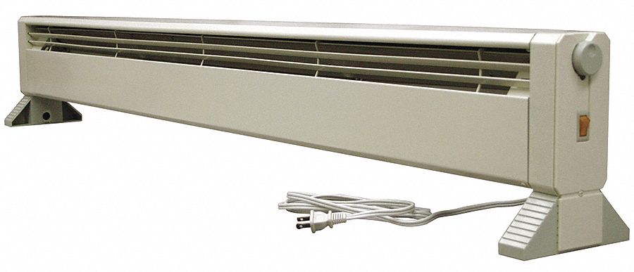 DAYTON 54UD13 Prtble Elctrc Baseboard Heater,58"L,120V eBay