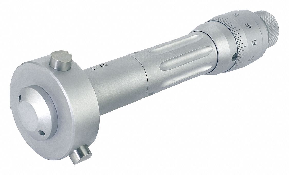 TESA BROWN & SHARPE, 1.4 in to 1.6 in Range, Ratchet Thimble