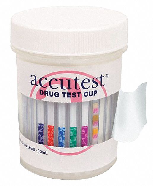 ACCUTEST Urine Drug Test Kit, Detects AMP, COC, MAMP, OPI, Oxidants, pH