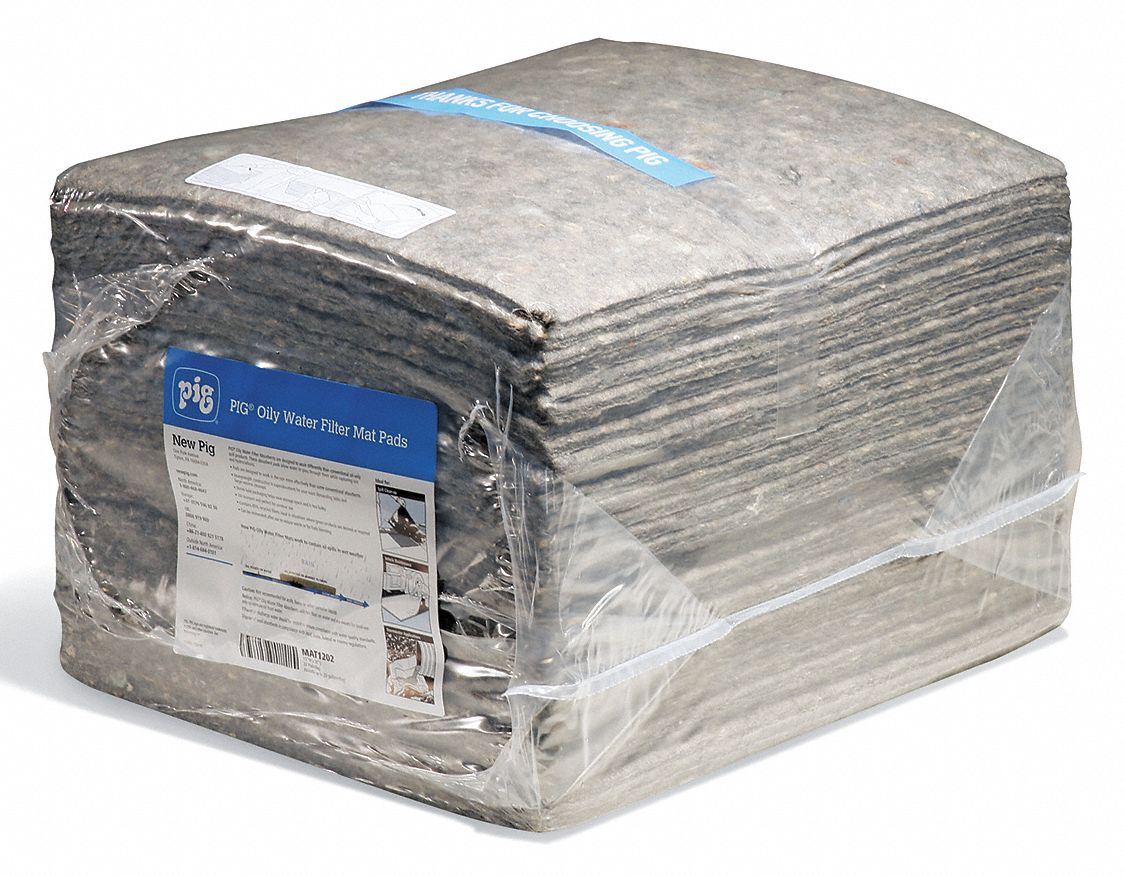 NEW PIG PIG OIL ABSORBENT FILTER MAT PAD PK/30 Filter Pads and Rolls