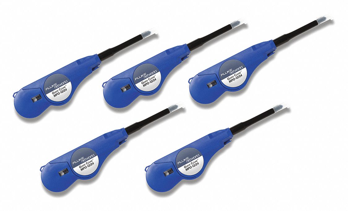 FLUKE NETWORKS Fiber Connector Cleaner for Optical Fiber Cleaning, For