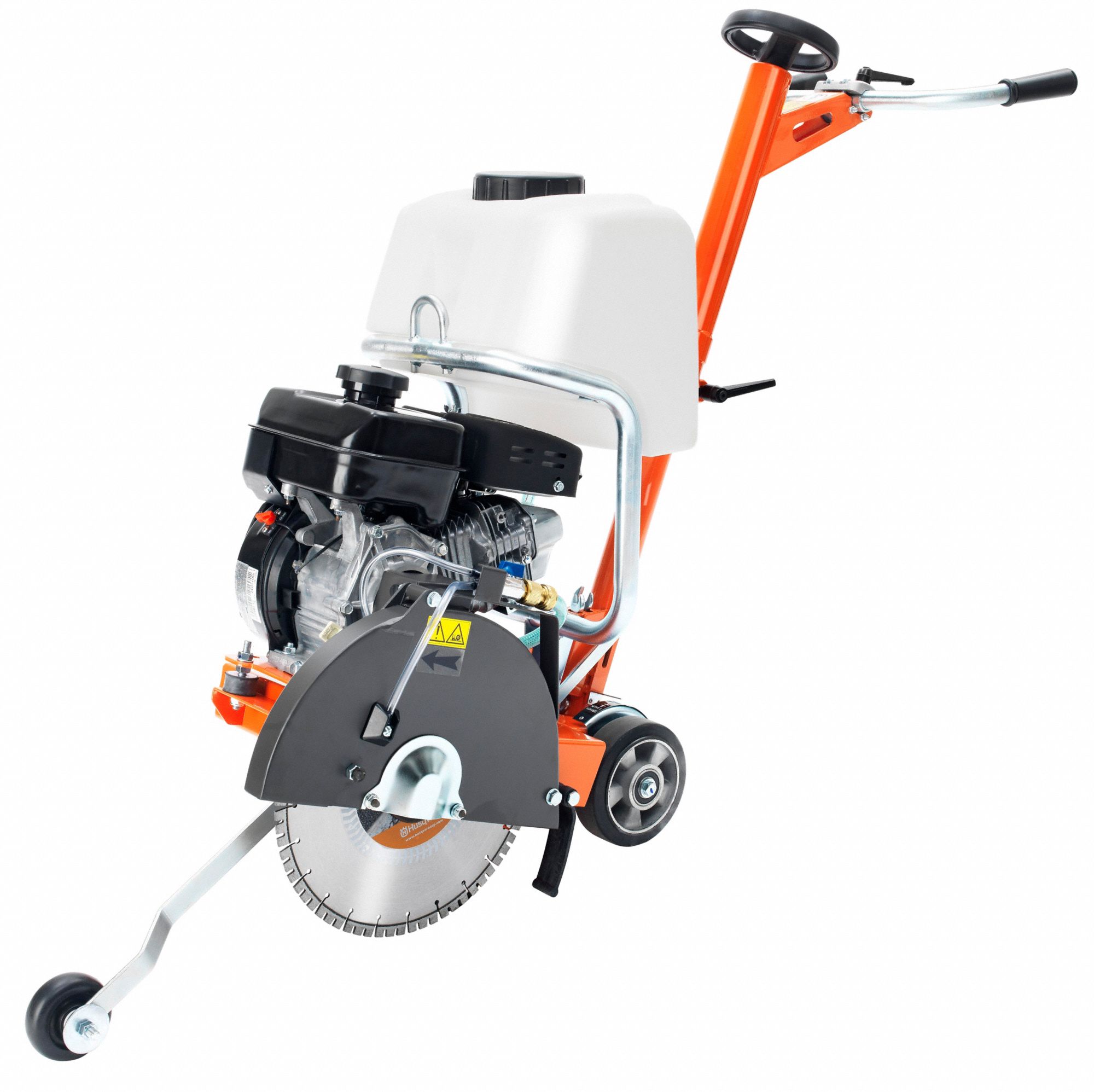 HUSQVARNA Asphalt, Concrete, Wet, WalkBehind Concrete Saw, 14 in Blade