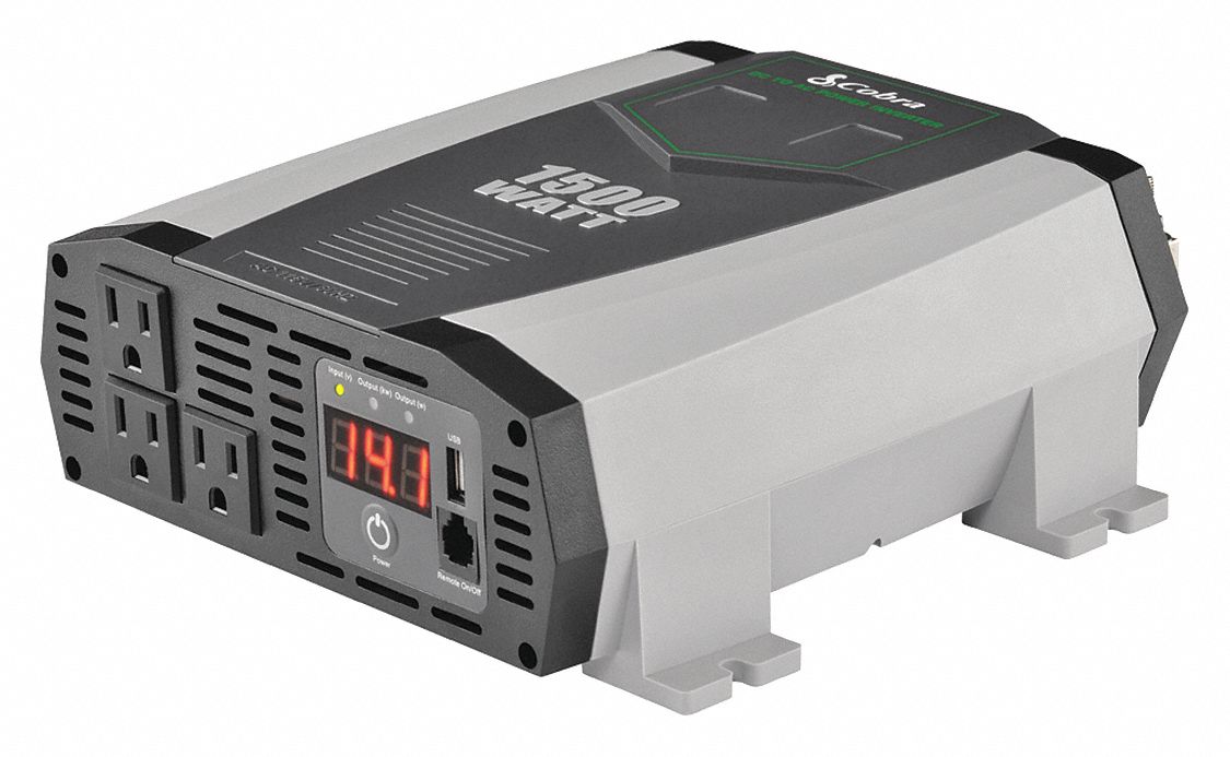 COBRA Inverter, 3000W Peak Output Power, 8.75" D - 54XV19|CPI1590
