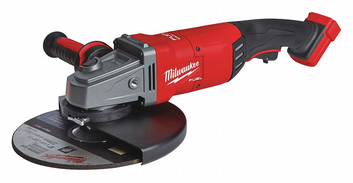 MILWAUKEE 9 in M18 FUEL™ Cordless Angle Grinder, 18.0 V, 6,000 RPM No