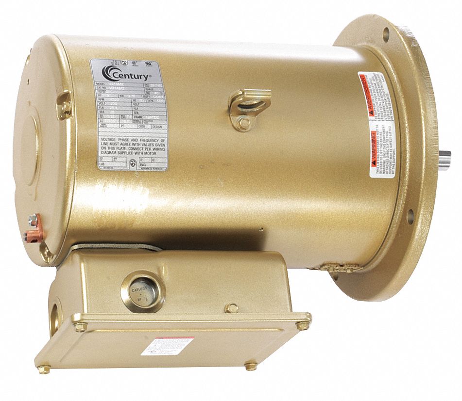 CENTURY 5 HP Pool and Spa Pump Motor, CapacitorStart, 230V, 184TDZ Frame 54YK73V214M2 Grainger