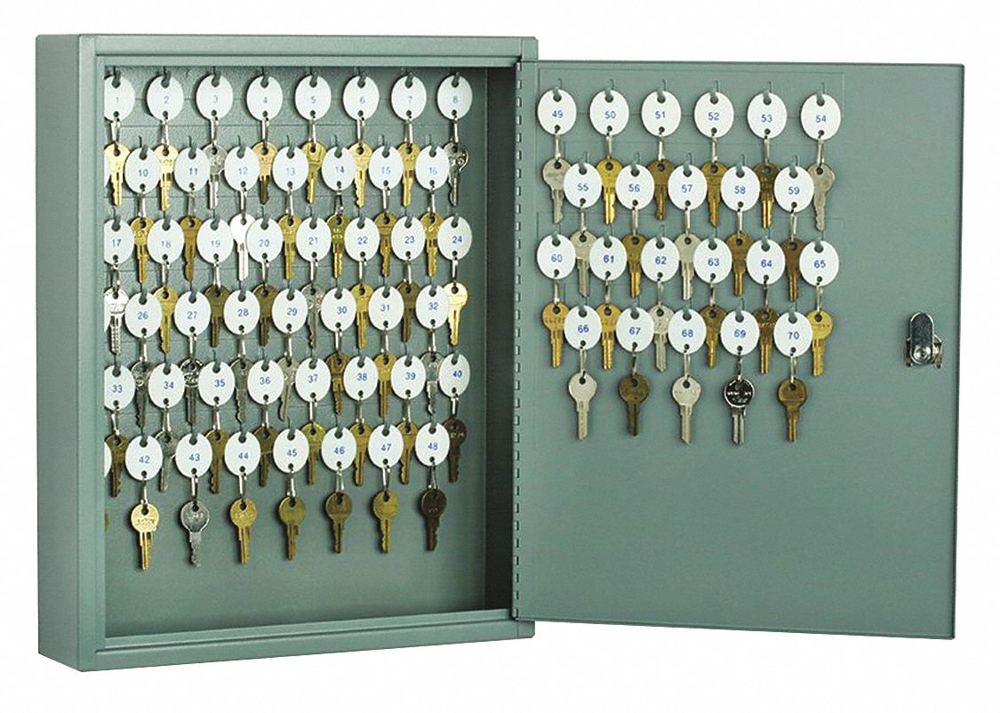 ABILITY ONE, Wall Mount, 72 Key Capacity (Units), Key 54ZH80