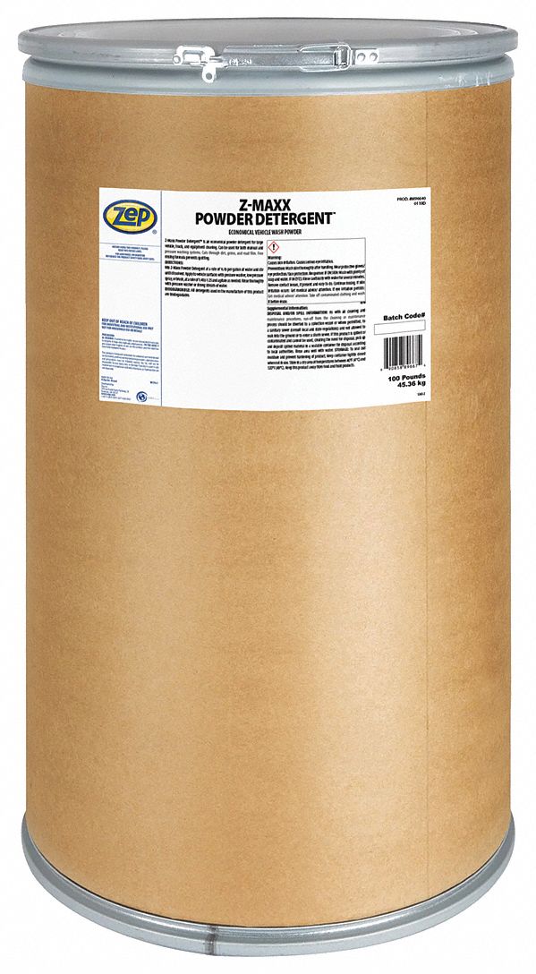 ZEP, Powder, 100 lb Container Size, Vehicle Wash 54ZL60M96640 Grainger