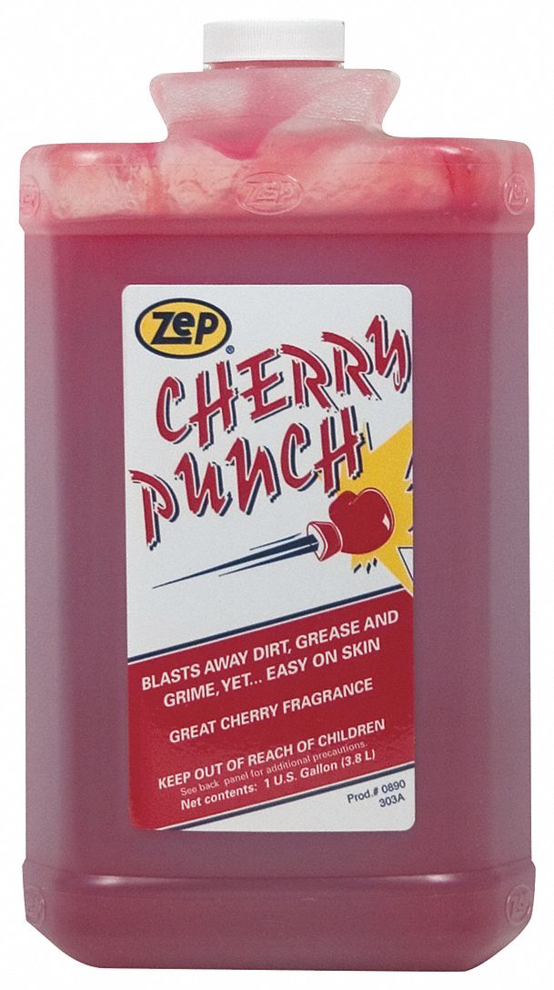 ZEP Cherry, Liquid, Hand Soap, 1 gal, Jug, PK 4 54ZM6489024 Grainger