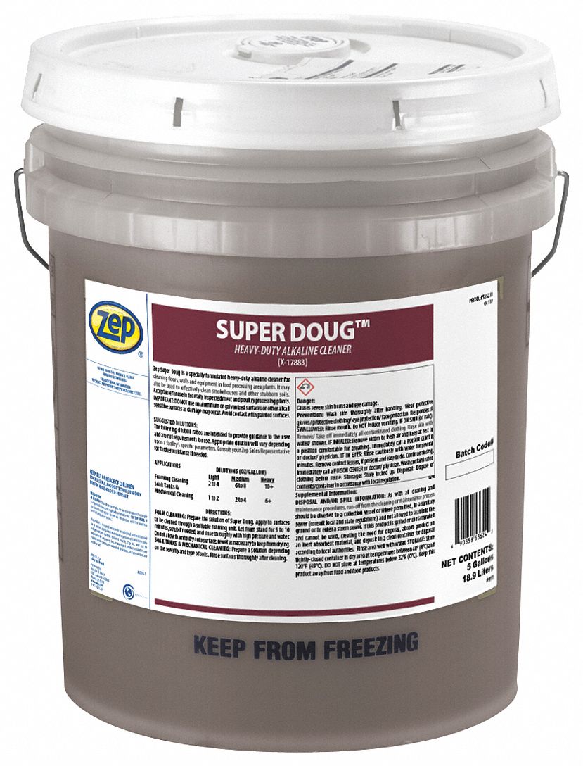 ZEP Heavy Duty Cleaner, 1 gal, Bucket 54ZN77536235 Grainger