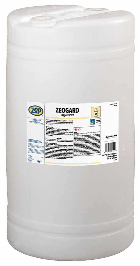 ZEP, Drum, Liquid, Laundry Bleach 54ZP47424450 Grainger