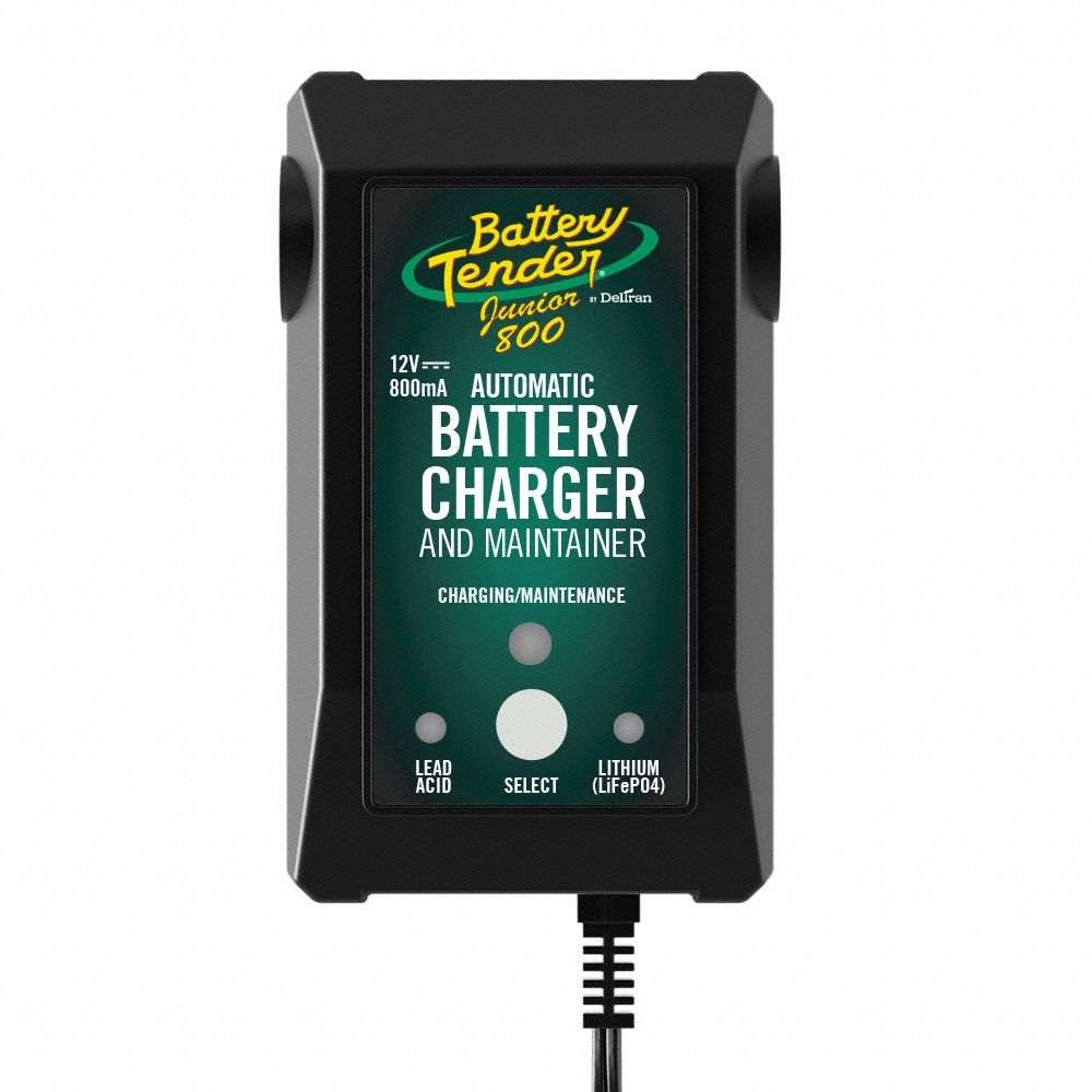 BATTERY TENDER Battery Charger Charging/Maintaining, Auto, Float, 6 ft
