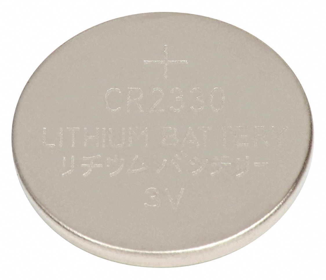 2330 Battery Size, Lithium, Coin Cell Battery 54ZU75CR2330 Grainger