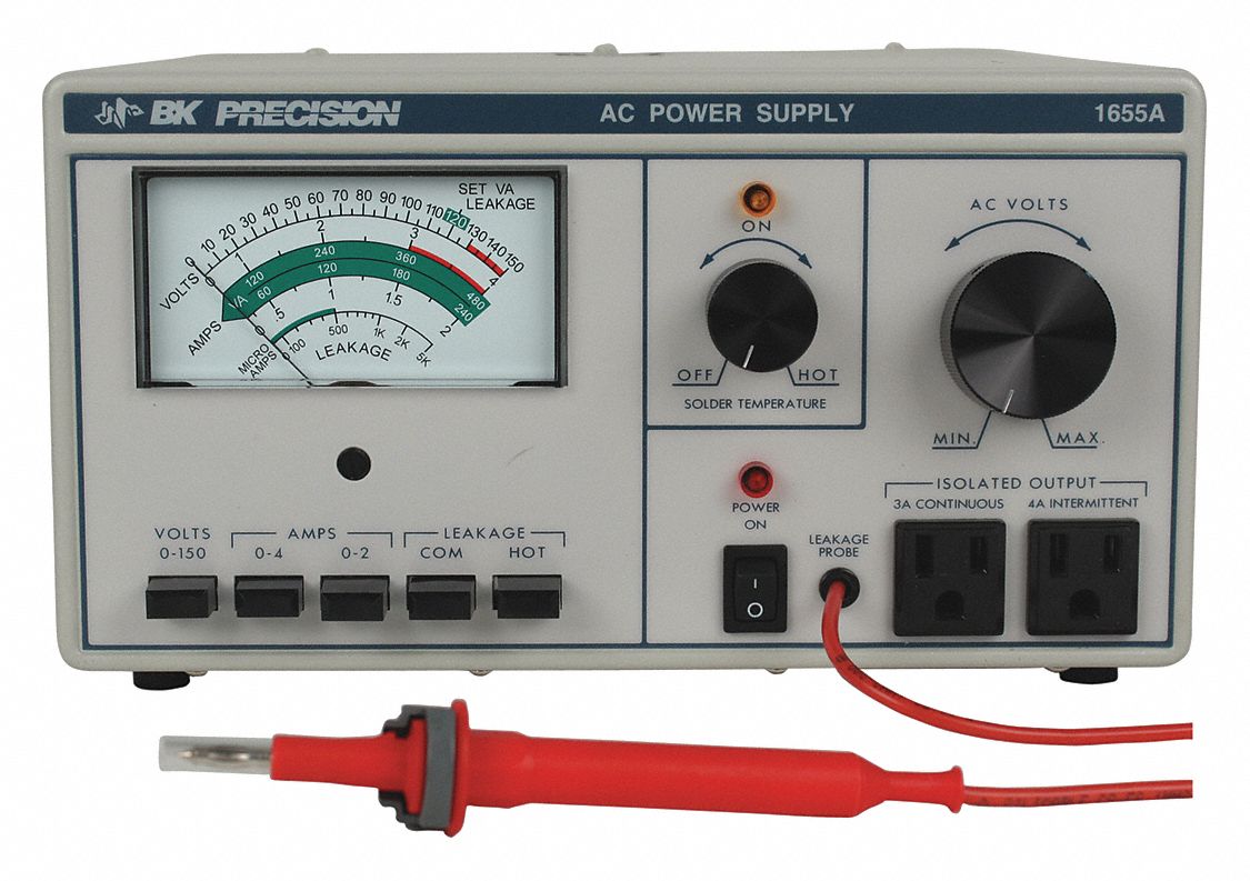 B&K PRECISION AC Power Supply, Input 110V AC 54ZX431655A Grainger