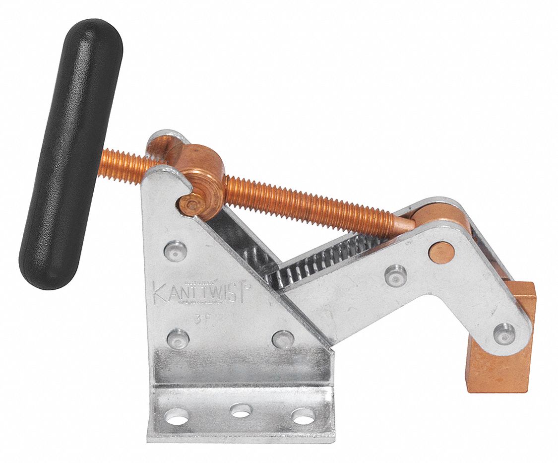 KANTTWIST Steel Hold Down Clamp,3 in Max. Opening,3 1/2 in Throat