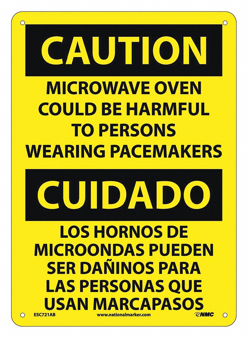 Caution Microwave Oven Harmful Sign,Bili Grainger