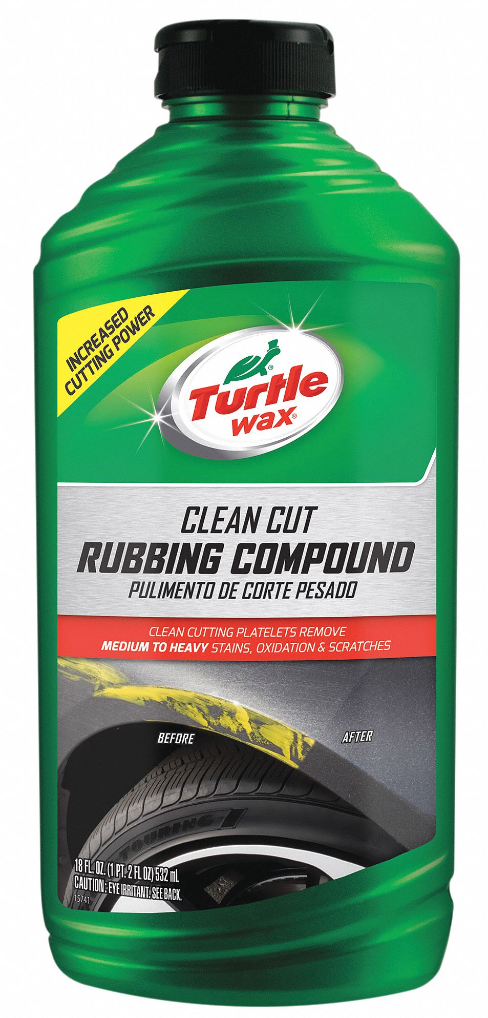 TURTLE WAX Rubbing Compound Plastic Bottle ubicaciondepersonas.cdmx