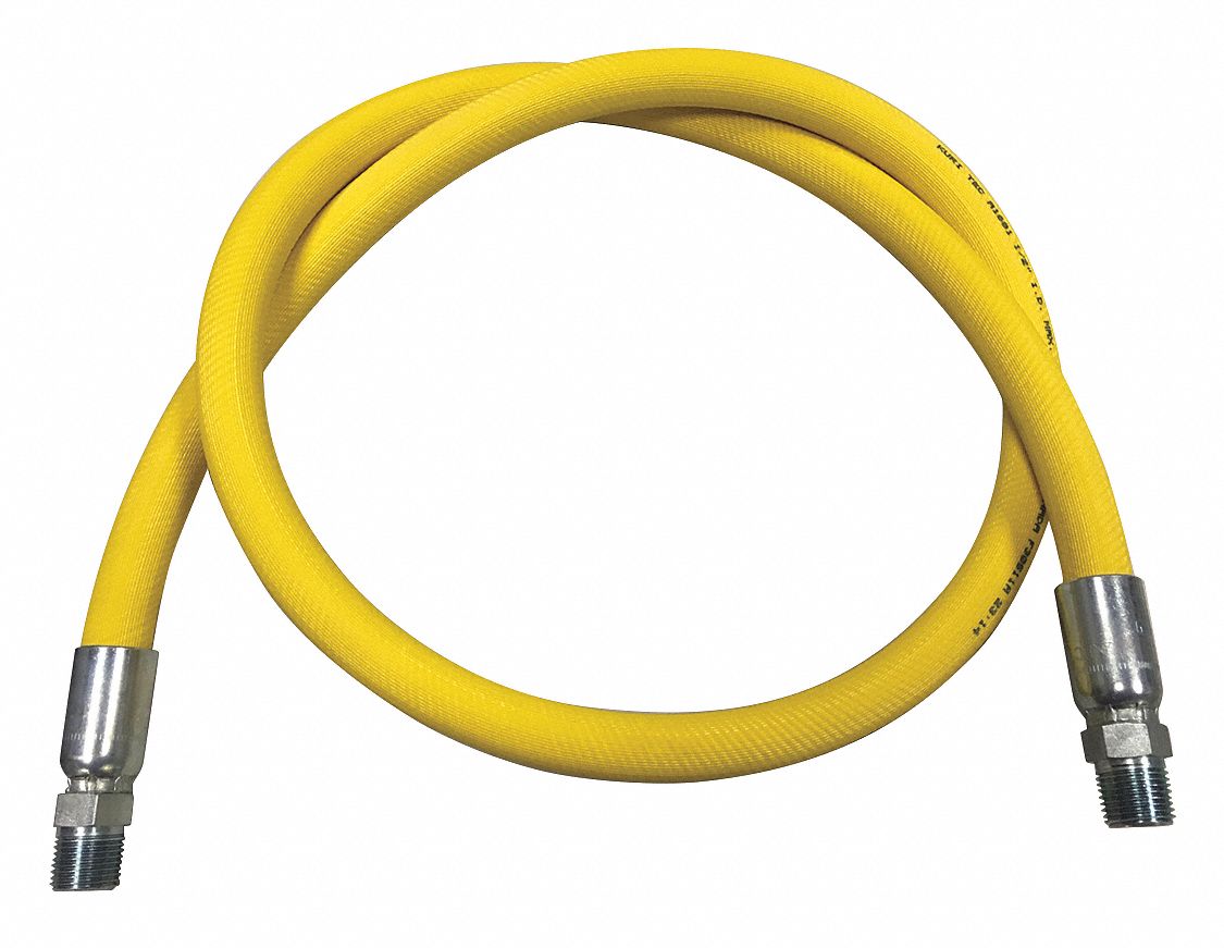 KURIYAMA Chemical Hose Assembly, PVC, Braid, 3/8 in, 100 ft, 300 psi