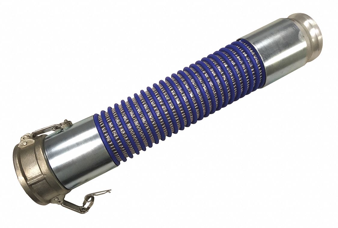 KURIYAMA Food Grade Hose Assembly, Polyurethane, Helix, 3 in, 15 ft, 70