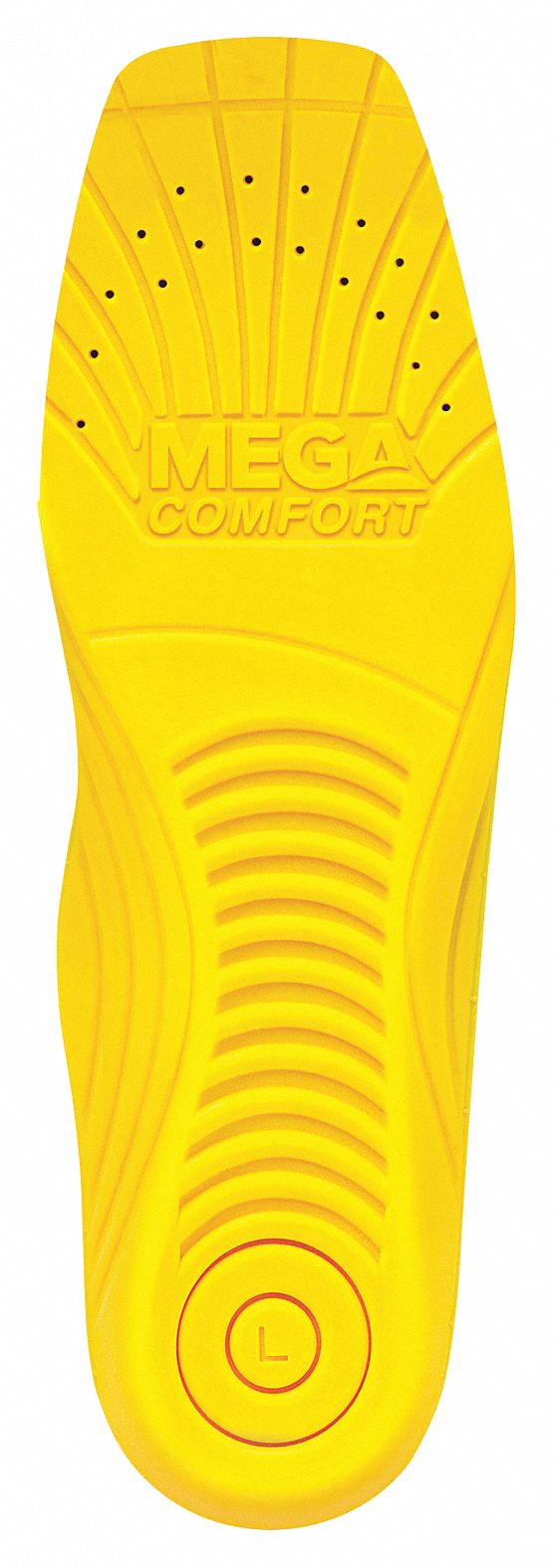 AntiFatigue Molded Insole Yellow/Black, Unisex, Men's 12