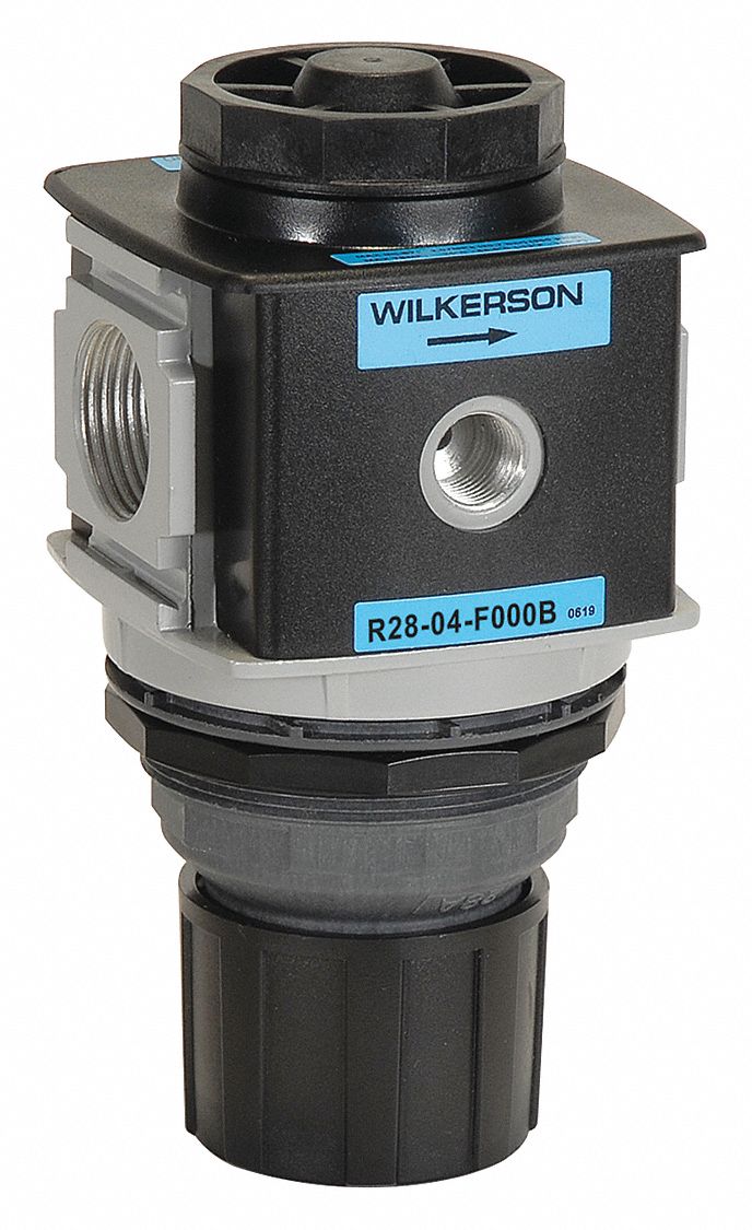 WILKERSON 1/2 in General Purpose Air Regulator , 250 cfm Max. Flow