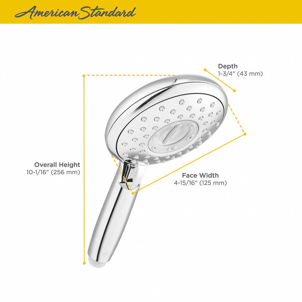 AMERICAN STANDARD Showerhead American Std, Spectra+, Multi Function, 1