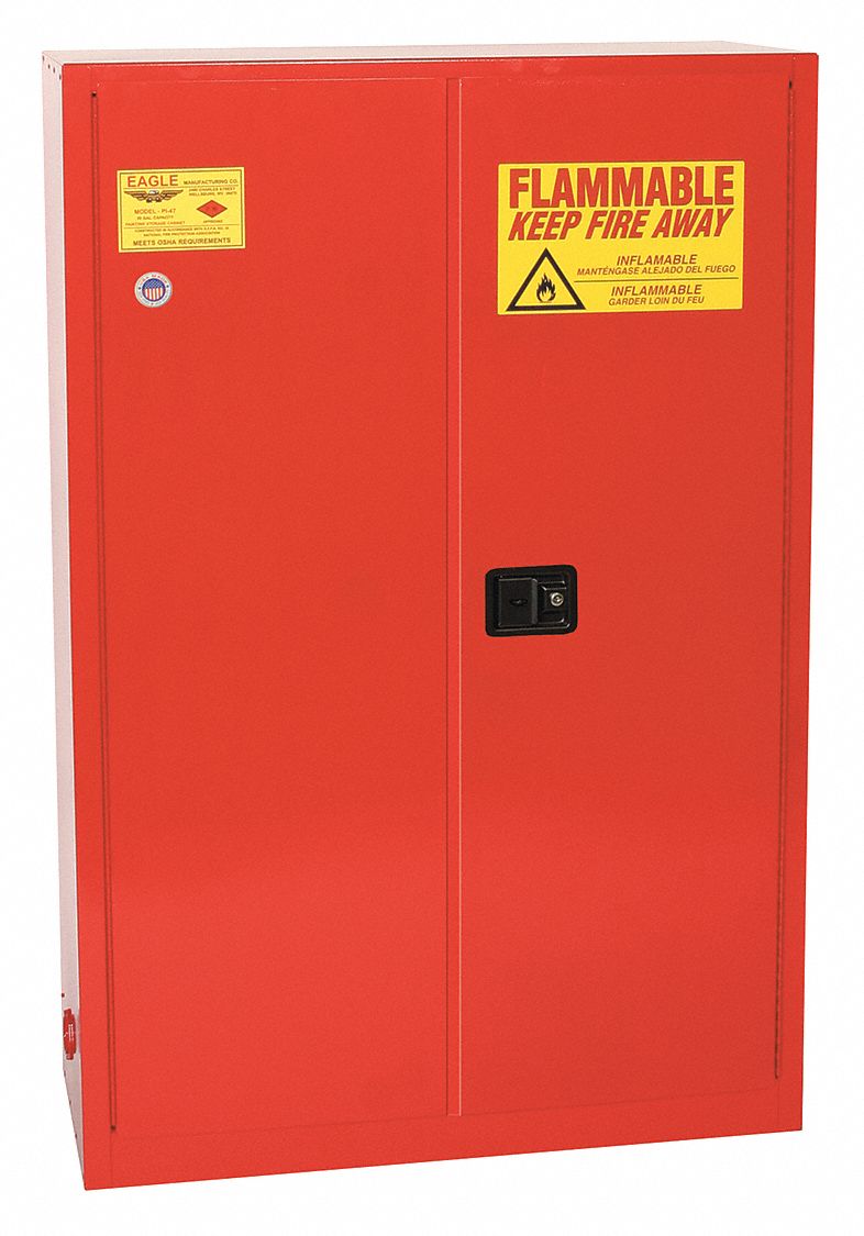 EAGLE 60 gal Flammable SelfClosing Safety Door Type