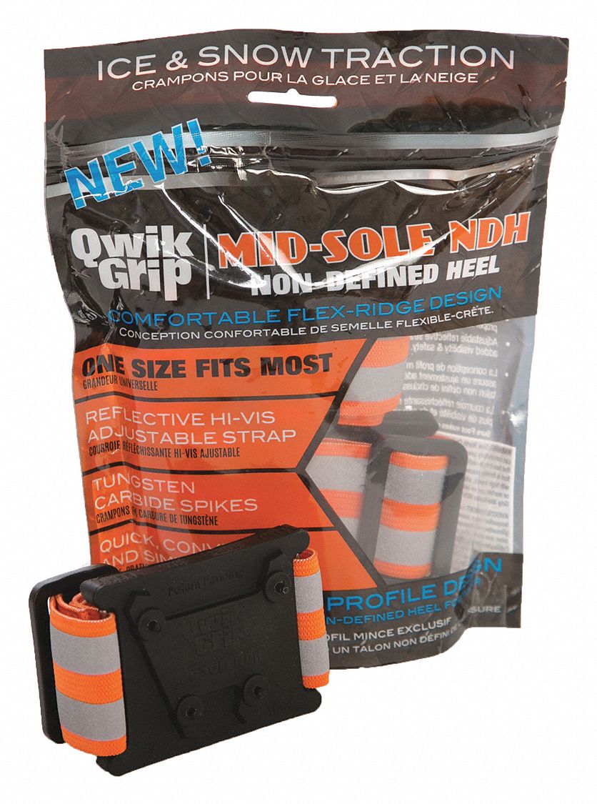 DUE NORTH Unisex Strap On Ice Cleats, Traction Type Stud, Fits Shoe