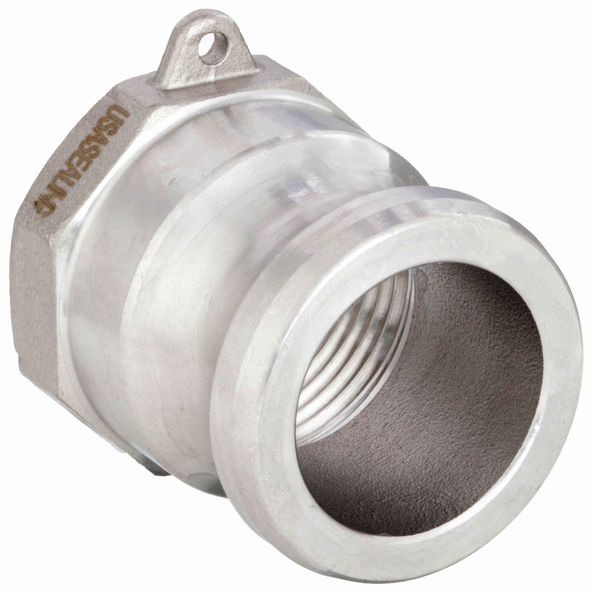 USA SEALING Cam and Groove Adapter, Body Material 304 Stainless Steel